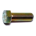 Midwest Fastener Grade 8, 7/16"-20 Hex Head Cap Screw, Zinc Yellow Steel, 1-1/4 in L, 5 PK 63003